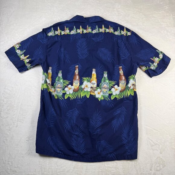 Pacific Legend Tropical Beer Hawaiian Shirt Mens XL Novelty Vacation - Picture 5 of 7